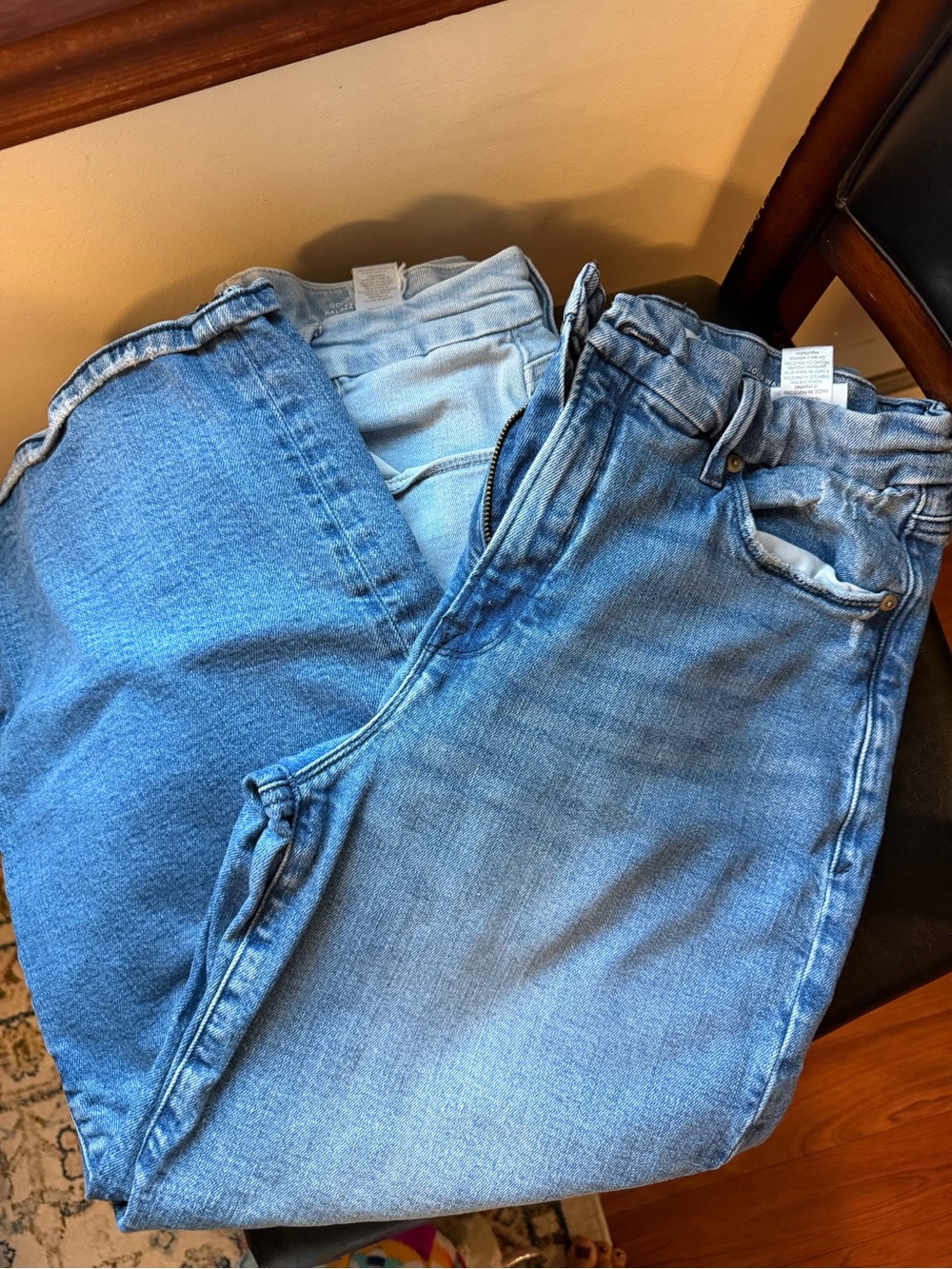 Good American Good Waist Palazzo crop